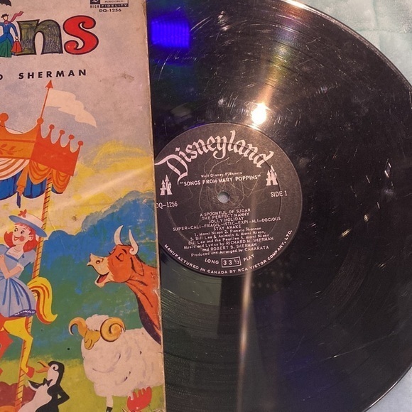 Rare Vintage Walt Disney Mary Poppins LP Long Play33 1/2​​ - Picture 3 of 16